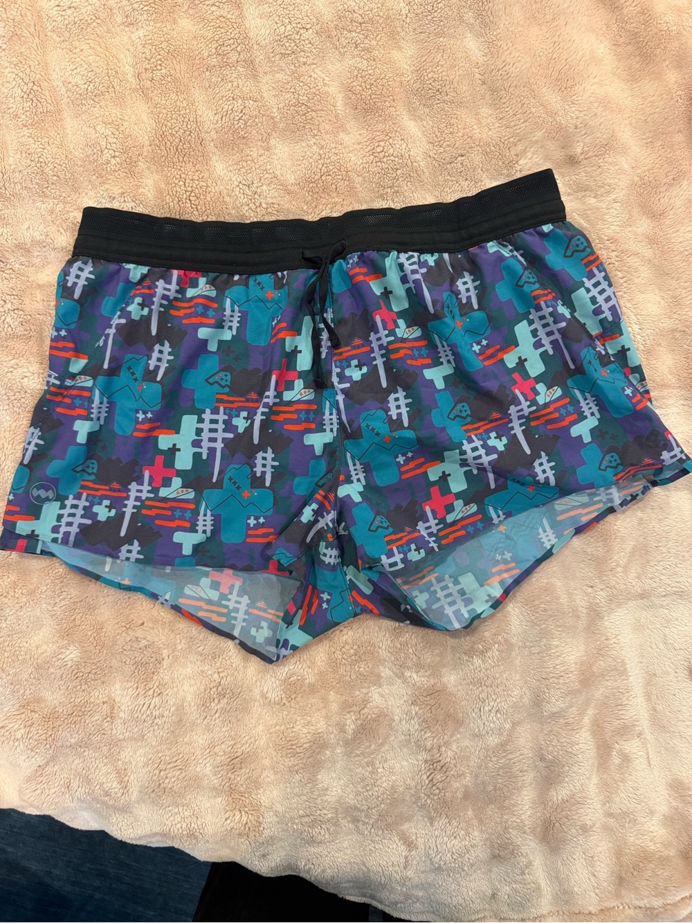 Janji Women's 3” AFO Middle Short in Field Map Jasper Print